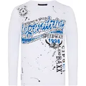 Cipo & Baxx T-Shirt bleu / noir / blanc