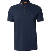 BOSS Polo Slim Fit en coton stretch à patch logo