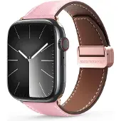 DUX YA Bracelet (42 mm, 44 mm, 45 mm, 49 mm, Vélin), Sangles de montre, Pink