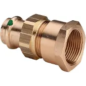 Viega Union 3 pièces bronze femelle cuivre Ø 28 taraudé femelle Ø 26/34