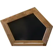 Axi Tableau d'école maison de jeu de jardin accessoires, noir ; A031.007.00