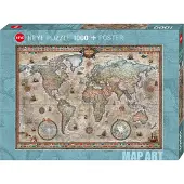 Heye Puzzle 1000 pièces Retro World 29871