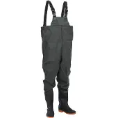 vidaXL Cuissardes avec bottes vert foncé taille 43