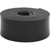 vidaXL Bande en caoutchouc pour chasse-neige noire 300x8x1 cm