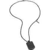 Police Pj.26400psugr Necklace Noir Homme