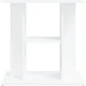vidaXL Support pour aquarium blanc 60x30x60 cm bois d'ingénierie