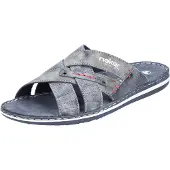 Rieker Mule gris foncé / blanc
