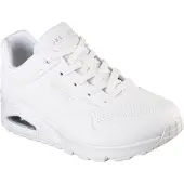 SKECHERS Chaussure à lacets 'Uno - Stand On Air' blanc