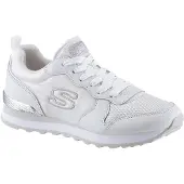 Bonprix Baskets basses 'Gold'n Gurl' argent / blanc cassé