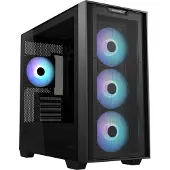 Asus Boitier PC A21 Plus mini tour noir ARGB avec panneau latéral verre trempé
