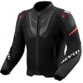 REV'IT! Veste textile/cuir Mantis 3 H2O Noir/Rouge XL hommes