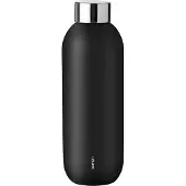 Stelton Bouteille D'eau Keep Cool Black, 0.6 L