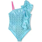 Billieblush U20920 Swimsuit Bleu 12 Years Fille