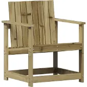 vidaXL Chaise de jardin 62x56x77 cm Bois de pin imprégné
