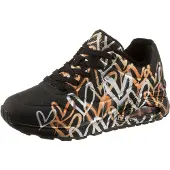 SKECHERS Baskets basses 'Uno-Metallic Love' noir