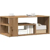vidaXL Table basse Artisan-Chêne 100x50x40 cm Bois composite