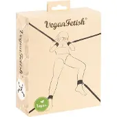 Vegan Fetish - kit de fixation lit - bondage noir