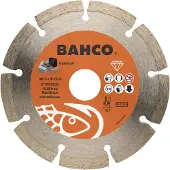 Bahco Disque diamant pour béton, segmenté, 125x2,0x22,23mm