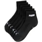 Puma Chaussettes - 3 Pack - Quart - Noir - - 43/46 - Chaussettes