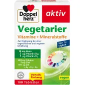 Doppelherz Vegetarier Vitamines+Minéraux actifs 100 pc