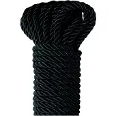 Fetish Fantasy Corde soyeuse fetish - corde de bondage shibari (10 m, noire)