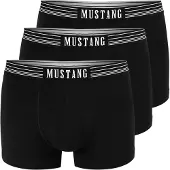 Mustang Hommes, Sous-vêtements, Boxer Casual Stretch, Bleu, (Lot de 3, XL)