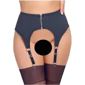 Cottelli - porte-jarretelles opaque - noir - M