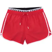 Copenhagen Studios Shorts de bain rouge / noir / blanc
