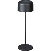 Konstsmide Lampe de table noire Lille Rechargeable