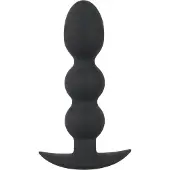 Black Velvets Heavy - plug anal boule 145 g (noir)