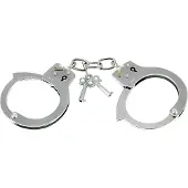Rimba Metal Police - menottes métalliques - argent