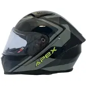 Apex Casque FI100 Valencia, noir/gris/jaune, S (55/56)