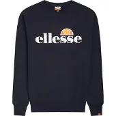Ellesse Sweat-shirt 'Succiso' bleu marine / orange / rouge orangé / blanc