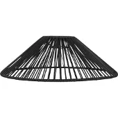 Star Trading Abat-jour Star Vide, noir, 38 x 12 cm, pour E27,