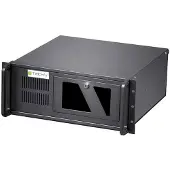 Techly Coffret serveur ATX Rack 19 4U, noir