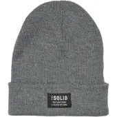 !Solid Bonnet 'Irwin' gris foncé / noir / blanc