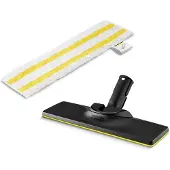 Kärcher Set de ventilation + chiffon en microfibre Easyfix compatibles avec les nettoyeurs à vapeur SC – Pour sols, adaptés