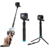 Telesin Selfie stick 90cm avec trépied pour GoPro et smartphone