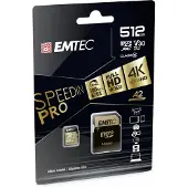 Emtec ECMSDM512GXC10SP mémoire flash 512 Go MicroSDXC UHS-I Classe 10