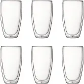 Bodum 6 Verres Borosilicatés À Double Paroi 45 Cl