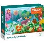 Dodo Puzzle Animaux : animaux étranges de la forêt 60 pièces