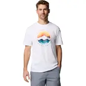 Columbia T-Shirt 'Path Lake II Graphic' blanc