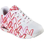 SKECHERS Baskets basses 'Uno-Spread The Love' blanc