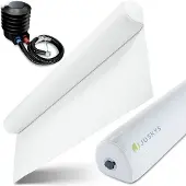 Juskys Lit gonflable anti-chute Louana White - 180 cm