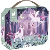 Janod Puzzle Licorne - 54 pièces - Jouets magiques pour enfants