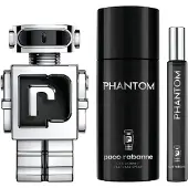 Paco Rabanne Edt Spray 100ml/Deo Spray 150ml/Edt Spray 10ml Phantom Giftset