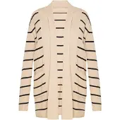 Usha Cardigan beige / noir