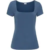 LASCANA T-shirt bleu fumé