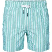 Petrol Industries Shorts de bain 'Reefway' turquoise / blanc