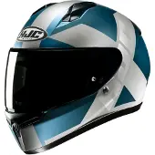 HJC C10 Tez MC2SF Casque Intégral Mat/Bleu M unisex
